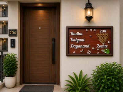 Parijat Frame Nameplate