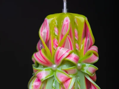 Elegant Swirl Candle