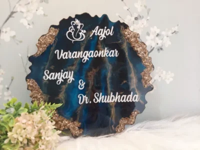 Personalized Resin Nameplate