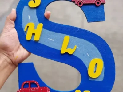 My First Letter Nameplate