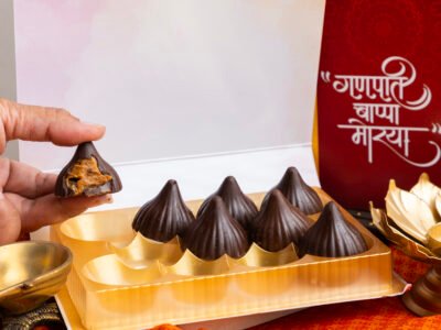 Biscoff Chocolate Modak for Ganesha Festival (Big) (11pcs)