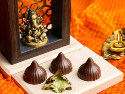 Kunafa Chocolate Modak for Ganesh Festival (big)(11pcs)